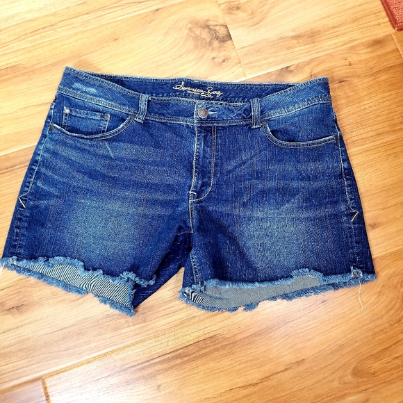 american rag denim shorts